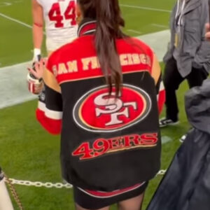 49ers Kristin Juszczyk Suede Jacket